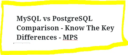 mysql vs postgresql performance 2015