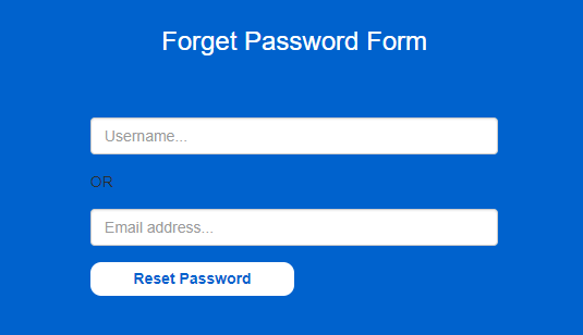How to Create Forgot System Password