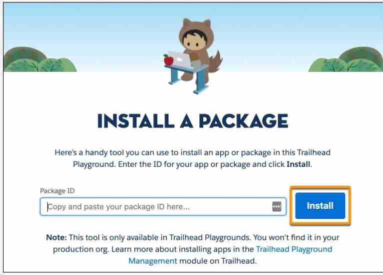 Install Apps and Packages in Your Trailhead Playground