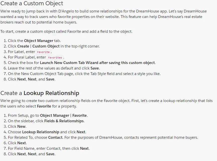 Create a Custom Object | Create Object Relationships - Data Modeling