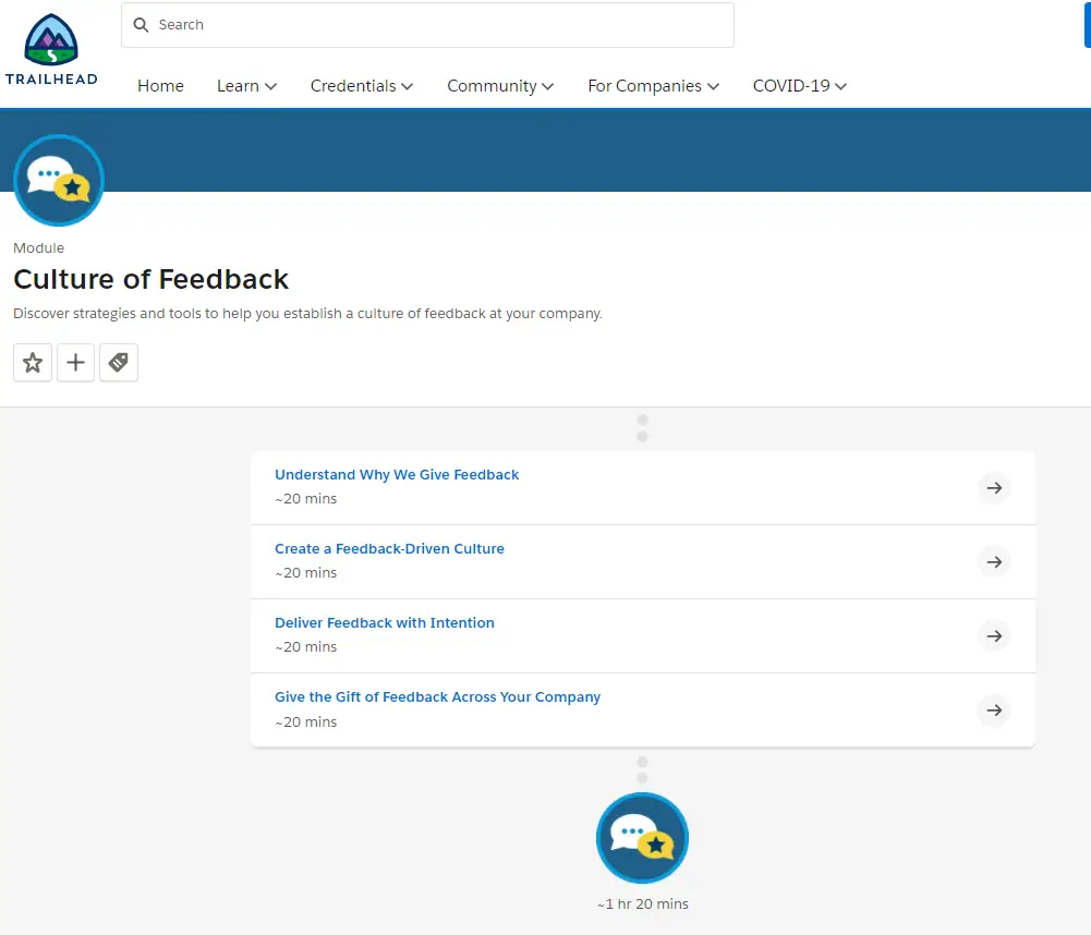 A culture of feedback is one of the best ways to make sure that you are building a better brand. Trailhead salesforce quiz answers