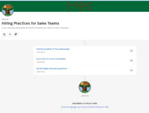 Hiring Practices For Sales Teams - Trailhead Salesforce Answers