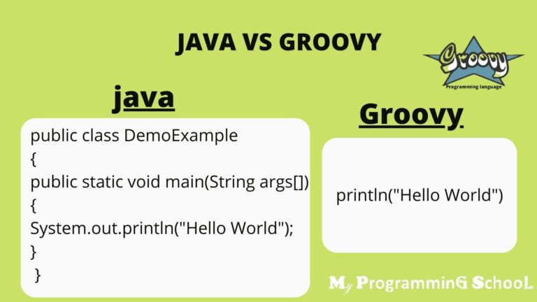 What Is Groovy Language Tutorial -my Programming School