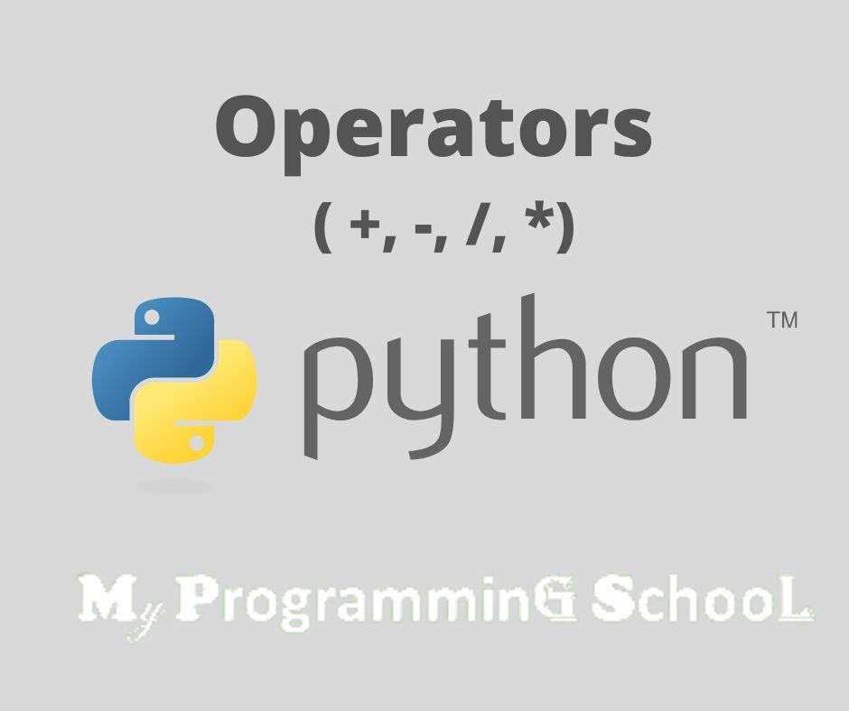 The Python Operators