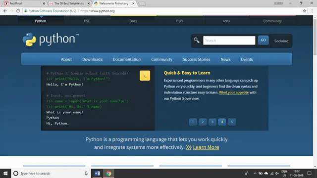 Python Get Started
Install Python On Windows 10 From Python.Org
