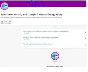 Salesforce, Gmail, Google Calendar Integration