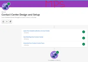 Contact Center Design and Setup trailhead