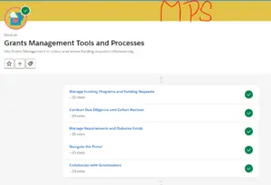 Grants Management Tools and Processes