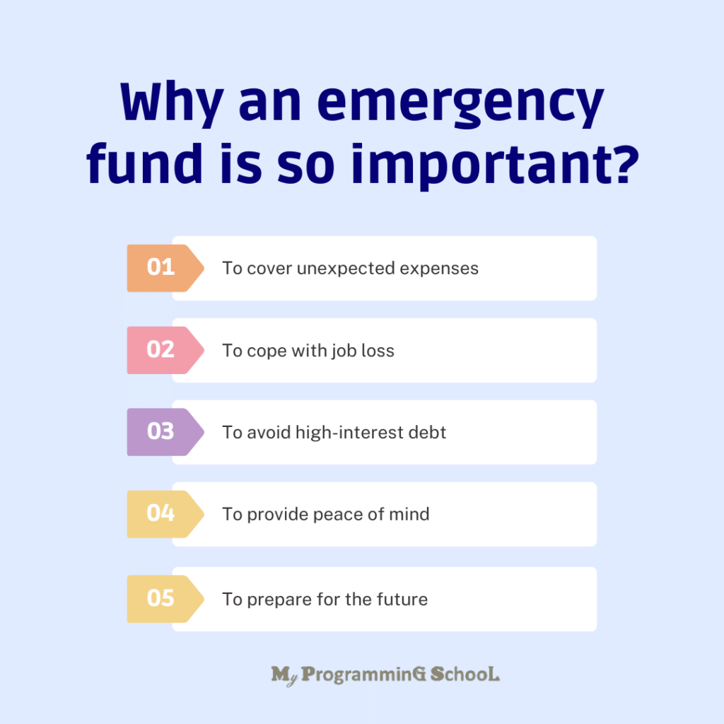 Here are 5 key reasons why an emergency fund is so important