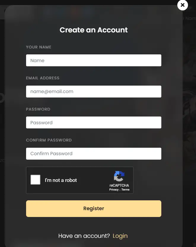 create account on aniwatch