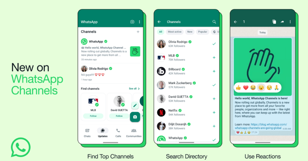 how to create Whatsapp channel