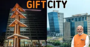 "GIFT City: A Gateway to Global Investments" - Representing the financial allure and potential for growth in the city.